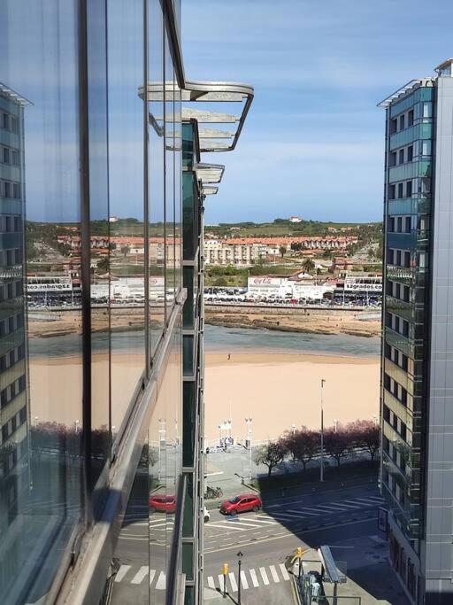 178A Mar De Gijon Apto Con Vistas Bagian luar foto